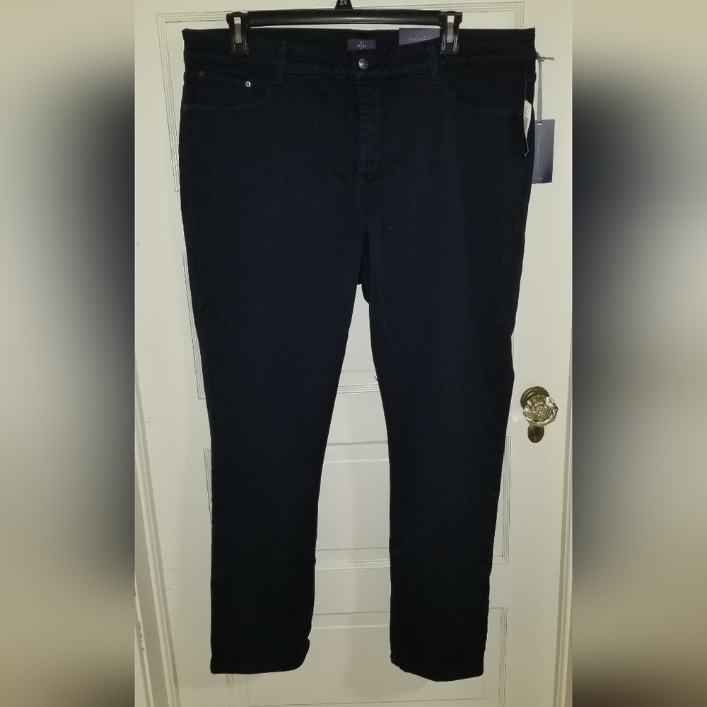 NYDJ NWT Dark Navy Denim Jeans Size 20W, "Marin" W38858DT3069